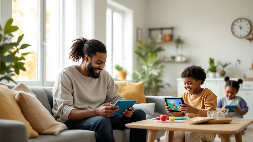 Playroom Guardian dashboard showing parental controls